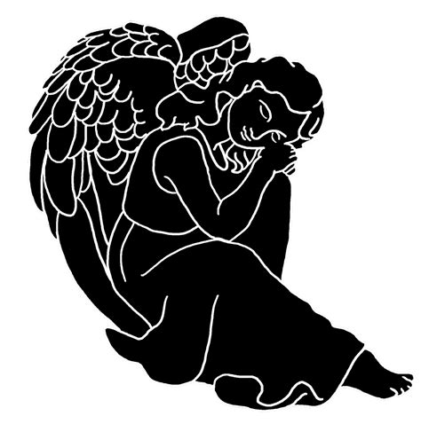Guardian Angel Clipart Yahoo Image Search Results Angel Silhouette My