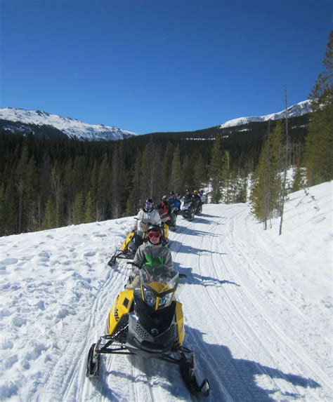 Vail Snowmobile Tours And Snowmobile Rentals The Vail Valleys Most