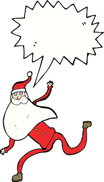 Crazy Santa Drawings Illustrations Royalty Free Vector Graphics And Clip
