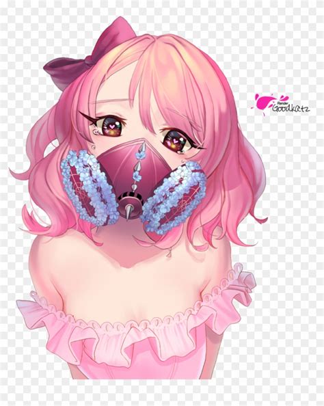 Anime Girl Wearing Mask Hd Png Download 1024x10244266268 Pngfind