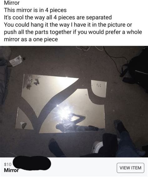 20 Hilarious Shots Of People Selling Mirrors Next Luxury
