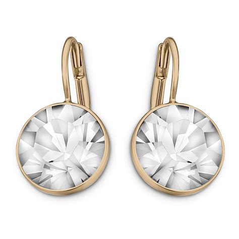Swarovski Bella Mini Rose Gold Crystal Earrings