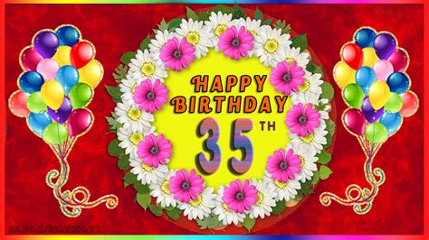 35th Birthday Images Greetings Cards For Age 35 Years