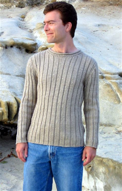 Knitting patterns for men's sweaters pullovers, cardigans, and vests. Knitting Patterns Galore - Leo