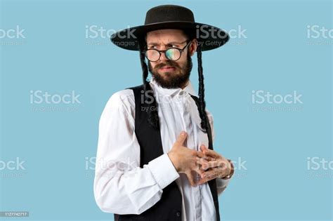 Portrait Of A Young Orthodox Hasdim Jewish Man Stock Photo Download