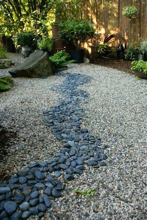 I love rock in the garden, but i particularly love gravel and other small rocks. river bed ideas | Landscaping with rocks, Gravel garden ...
