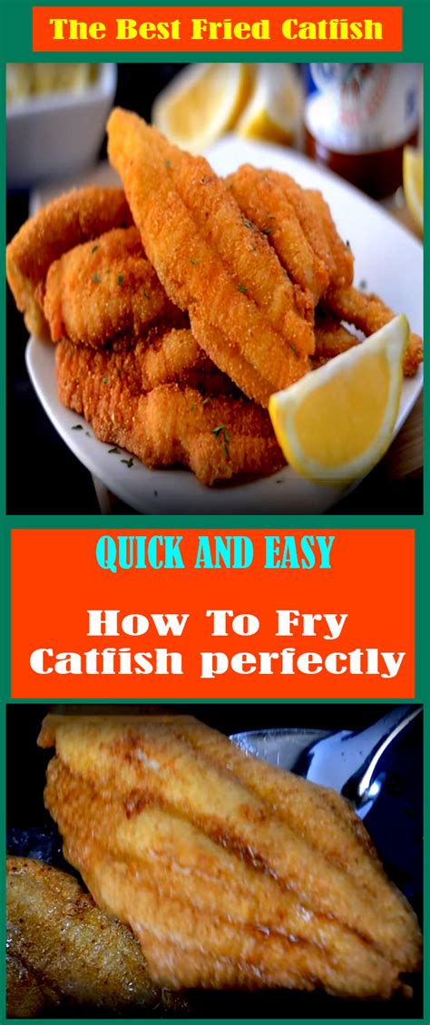Fried green tomatoes · 5. How To Make Fried Catfish Recipe in 2020 | Catfish recipes ...