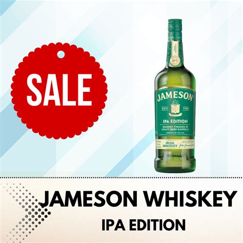 Jameson Ipa 700ml Irish Whiskey Price Off Lazada Ph