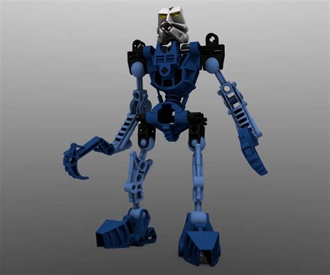 3d Lego Bionicle Gali Model