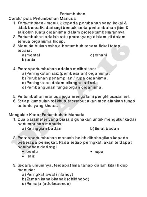 Geo t1 ( bab 5.3 benua, lautan, lautan utama dan selat) diagramme étiqueté. Sains Tingkatan 3 Bab 5 Pertumbuhan (Baru)
