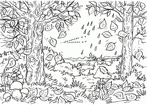 Autumn Coloring Page Iruldvrlistscomfree Printable Fall Coloring