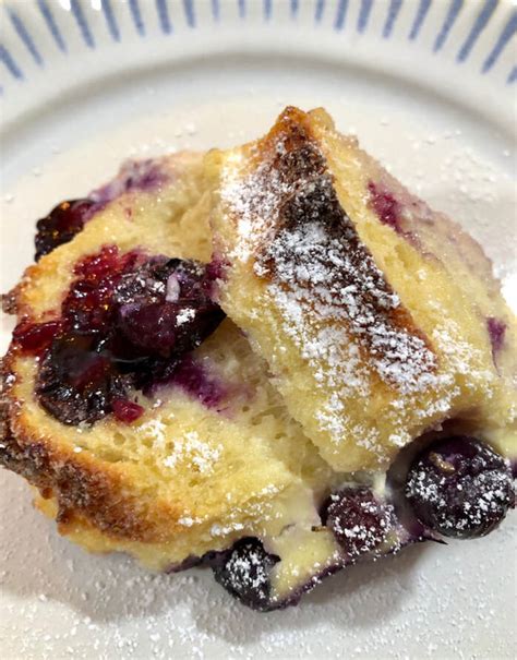 Blueberry Bread Pudding Cookingwithdfg