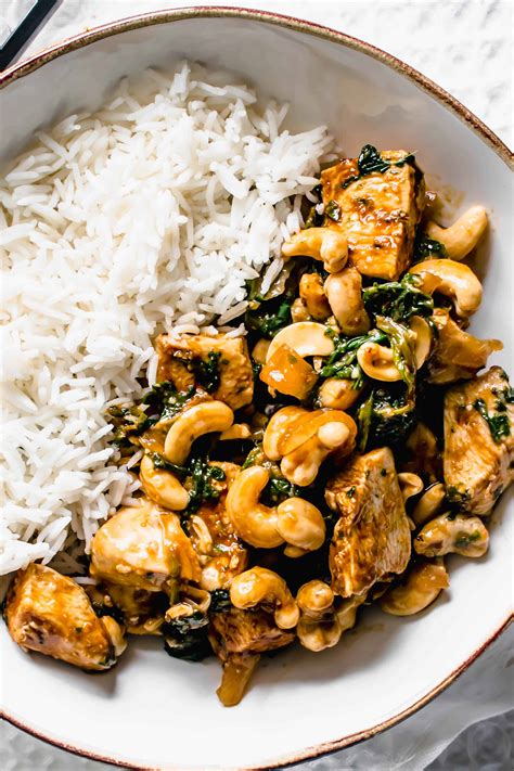 Try cashew recipes that keep them whole or grind them for cashew cream. Healthier Chinese Cashew Chicken Recipe | Hint Of Helen