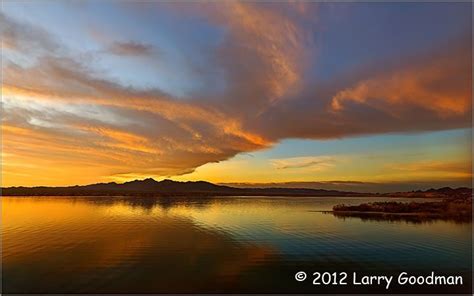 3rd Place Scenic Sweeping Sunset Lake Havasu By Larry Goodman