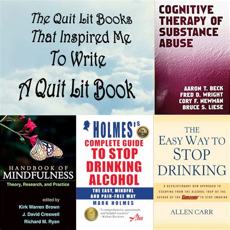 The Quit Lit Books That Inspired Me To Write A Quit Lit Book Addiction Help Agency