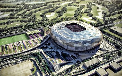 Download Wallpapers Qatar Foundation Stadium Qatar Stars League Doha