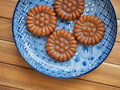 Korean Traditional Sweets Yakgwa Honey Cookie Stock Photo Image Of