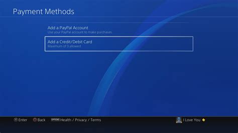 Maybe you would like to learn more about one of these? How to Add/Remove Credit Card/PayPal on PS4 - YouTube