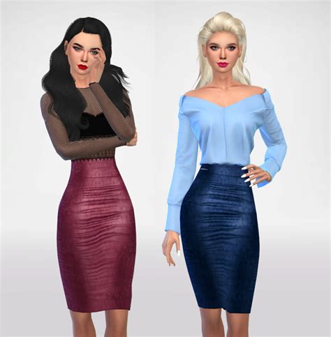 Sims 4 Cc Finds Sims 4 Pencil Skirts — Snootysims