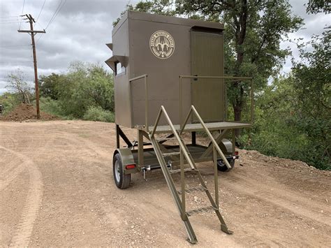 Trailer Deer Blinds Trailer Hunting Blinds Texas Wildlife Supply