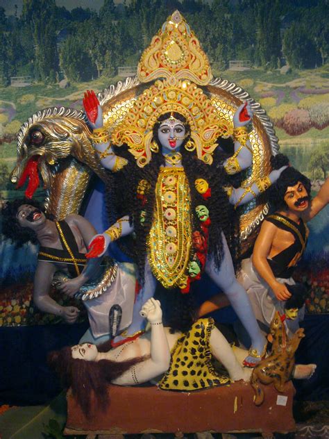 Kolkata Blog Beautiful Idol Of Goddess Kali