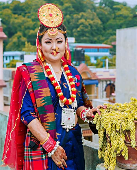 traditional nepali bride asian bride successful marriage national clothes