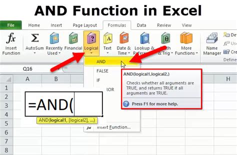 And Function In Excel How To Use And Function In Excel