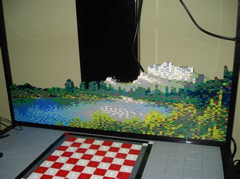 The Lego Mosaic I Think This Was Taken When It Was About 13rd Done