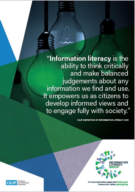 Information Literacy Weblog: CILIP Definition of Information Literacy