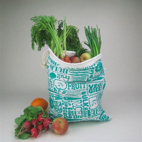 Xl Organic Reusable Vegetable Bag In Green 1200 Via Etsy
