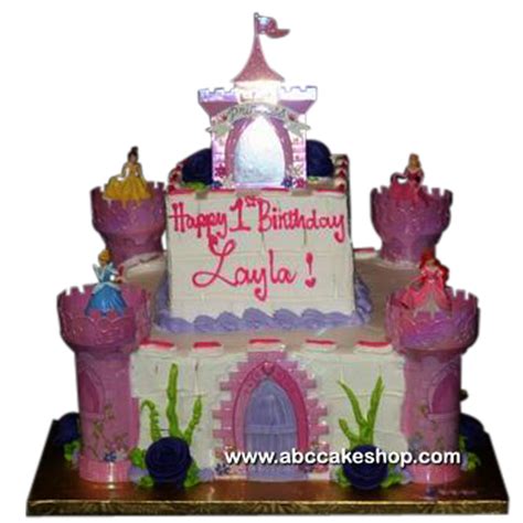 1744 2 Tier 1st Birthday Cake With Pink Minnie Mouse Ears Abc Cake