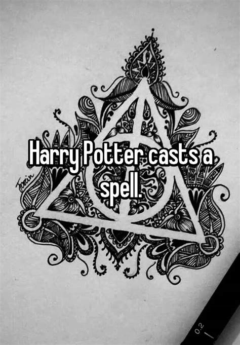 Harry Potter Casts A Spell