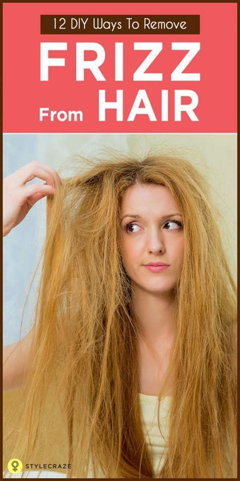 14 Home Remedies For Frizzy Hair Thick Hair Remedies Frizzy Hair
