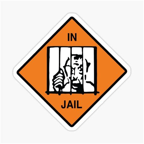 In Jail Monopoly Sticker For Sale By Crossesdesign Redbubble