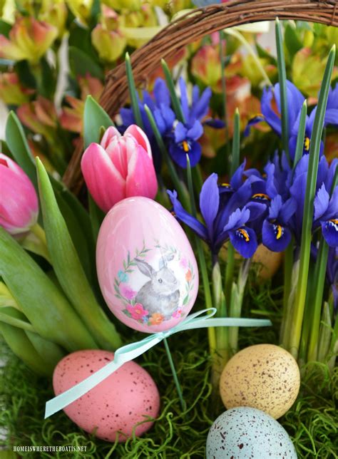 Create A Blooming Easter Basket Easter Baskets Spring Easter Decor