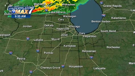 Chicago Weather Live Forecast Potential For Severe Storms Thursday