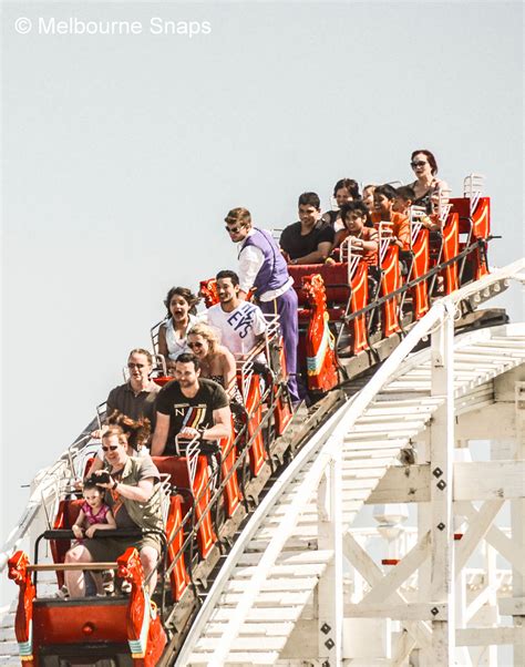 Melbournesnaps Luna Park Roller Coaster