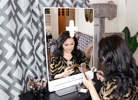 Glamcor Riki Skinny Vs Riki Tall Lighted Selfie Mirrors Review Beauty