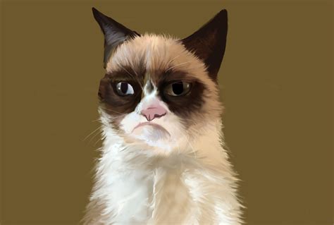 Game Art Buddies Super Cute Grumpy Cat Hates Mondays