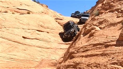Off Roading 360 Video Hole In The Rock Trail Descending The Chute