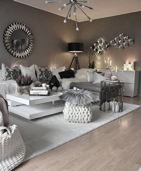 10 Cozy Grey And White Living Room