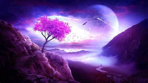 100 Purple Tree Wallpapers