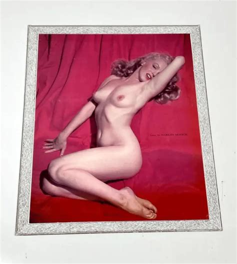 VINTAGE RARE ORIGINAL 1953 Marilyn Monroe Nude Calendar Golden Dreams