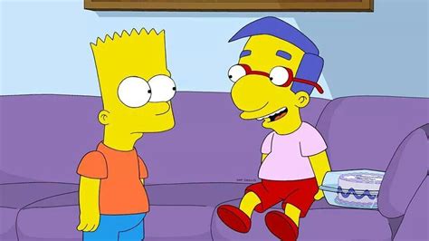 Bart And Milhouse The Simpsons Homer And Marge Bart Simpson