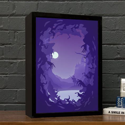 Lightbox - Shadow box | Light box diy, Shadow box, 3d paper art
