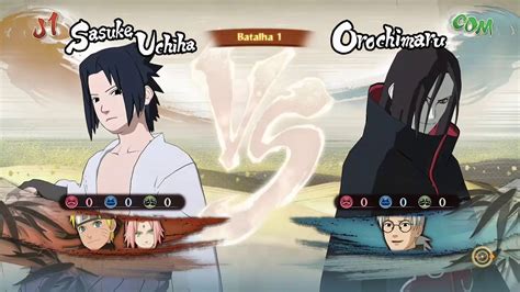 Naruto Storm 4 Sasuke Uchiha Vs Orochimaru Ptbr Youtube