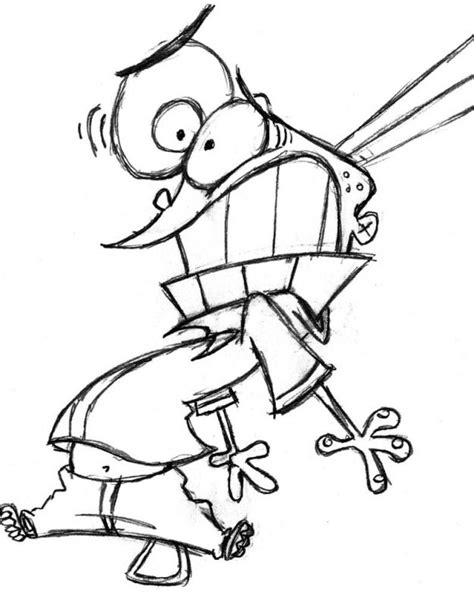 Ed edd n eddy eddy coloring page: Eddy Panic Sketch Insomniac1313 On Deviantart | 90s ...