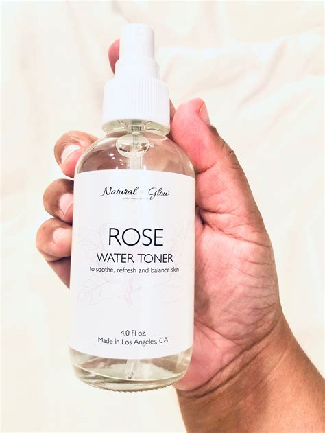 Rose Water Toner 4oz Spray Clean Skin Care Vegan