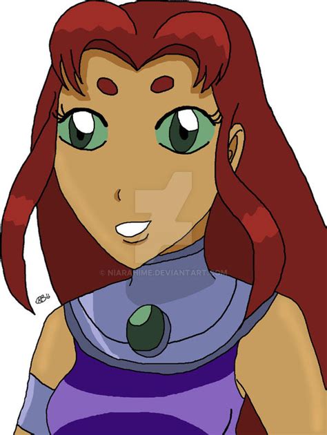 titan girls starfire by niarahime on deviantart