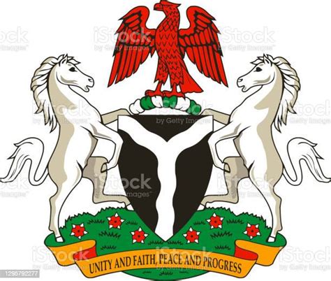 Coat Of Arms Of Nigeria Stock Illustration Download Image Now